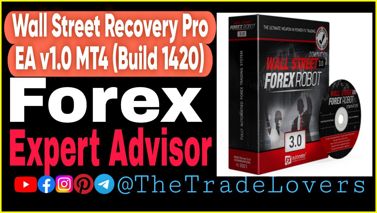 WallStreet Recovery Pro V1.0 EA MT4 (Work on Build 1420) | Forex Robot | MT4 Expert Advisor