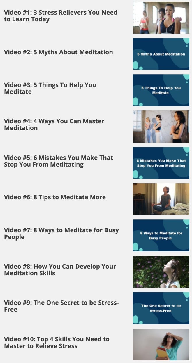meditation for busy people video upgrade