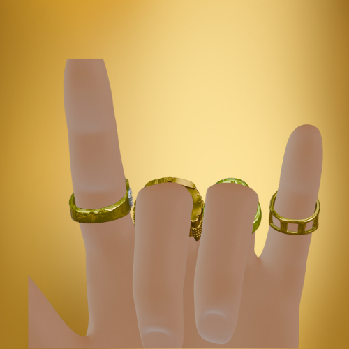 men's rings vrc asset 