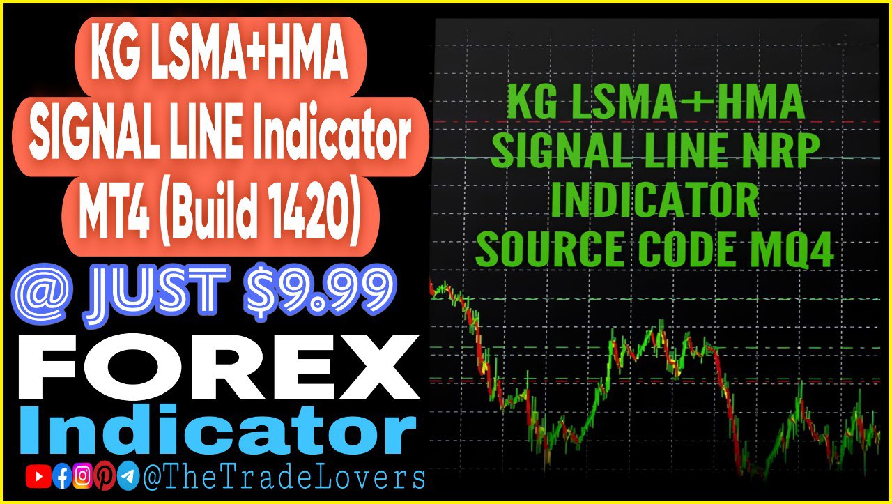KG LSMA HMA Signal Line NRP Indc Source (Works on Build 1420) | Forex MT4 Indicators