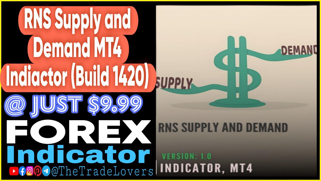 RNS Supply and Demand Indicator (Works on Build 1420) | Forex MT4 Indicators