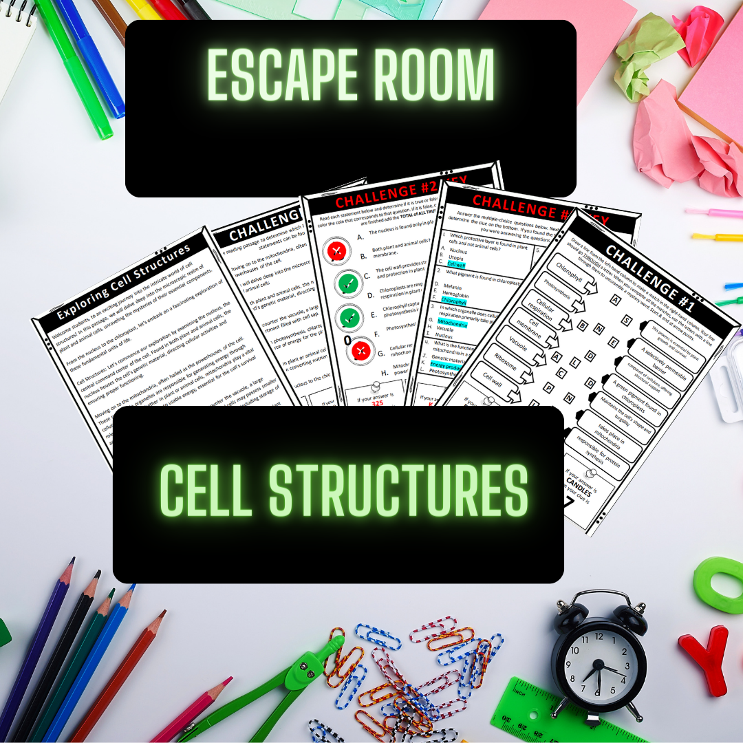 Cell Structure Escape Room