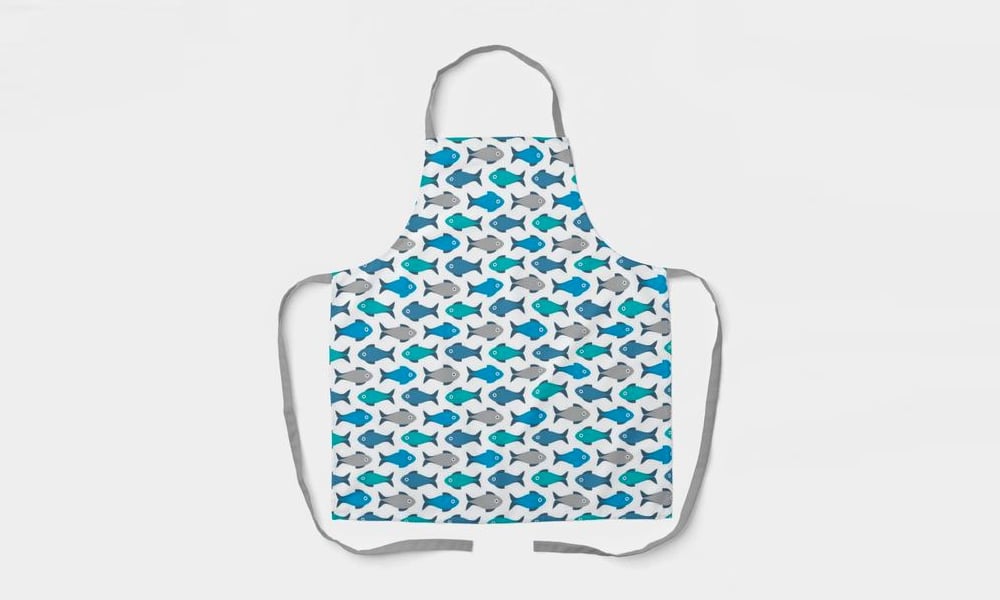 Apron - Pattern Colorful Fishes
