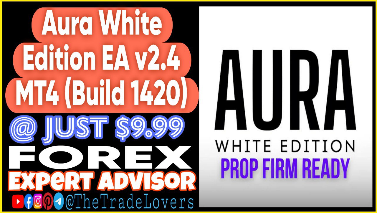 Aura White Edition EA V2.4 MT4 (Works on Build 1420) | Forex Robot | MT4 Expert Advisor