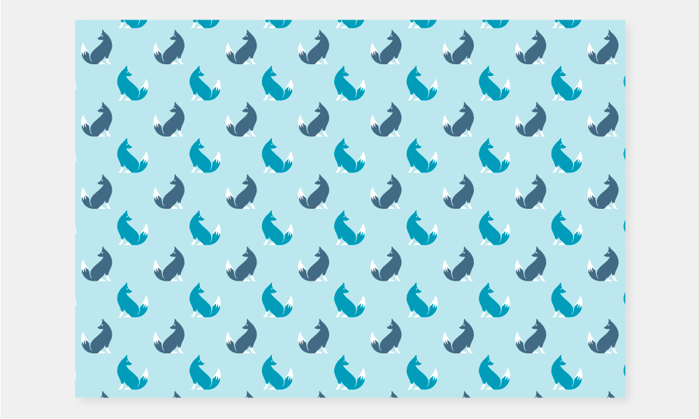 Pattern Colorful Foxes