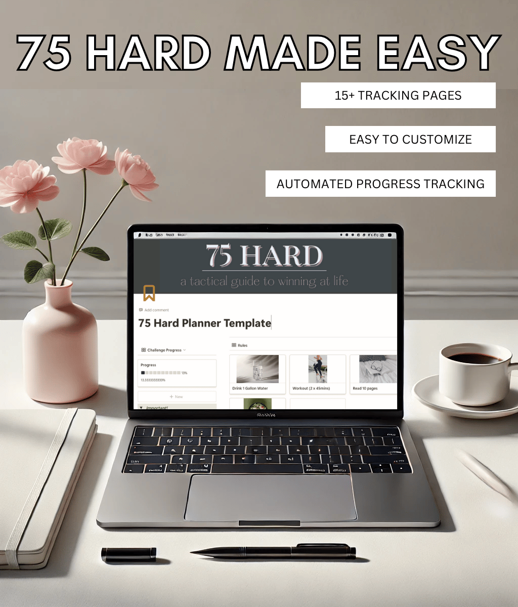 75 hard notion template