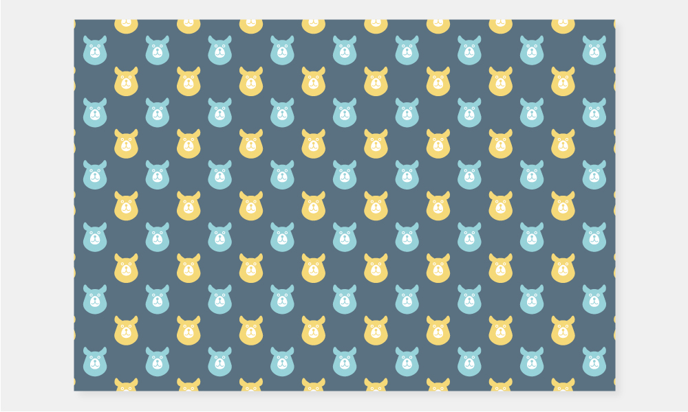 Pattern Colorful-Bears