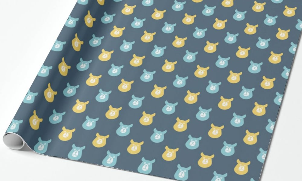 Wrapping paper-Pattern Colorful-Bears