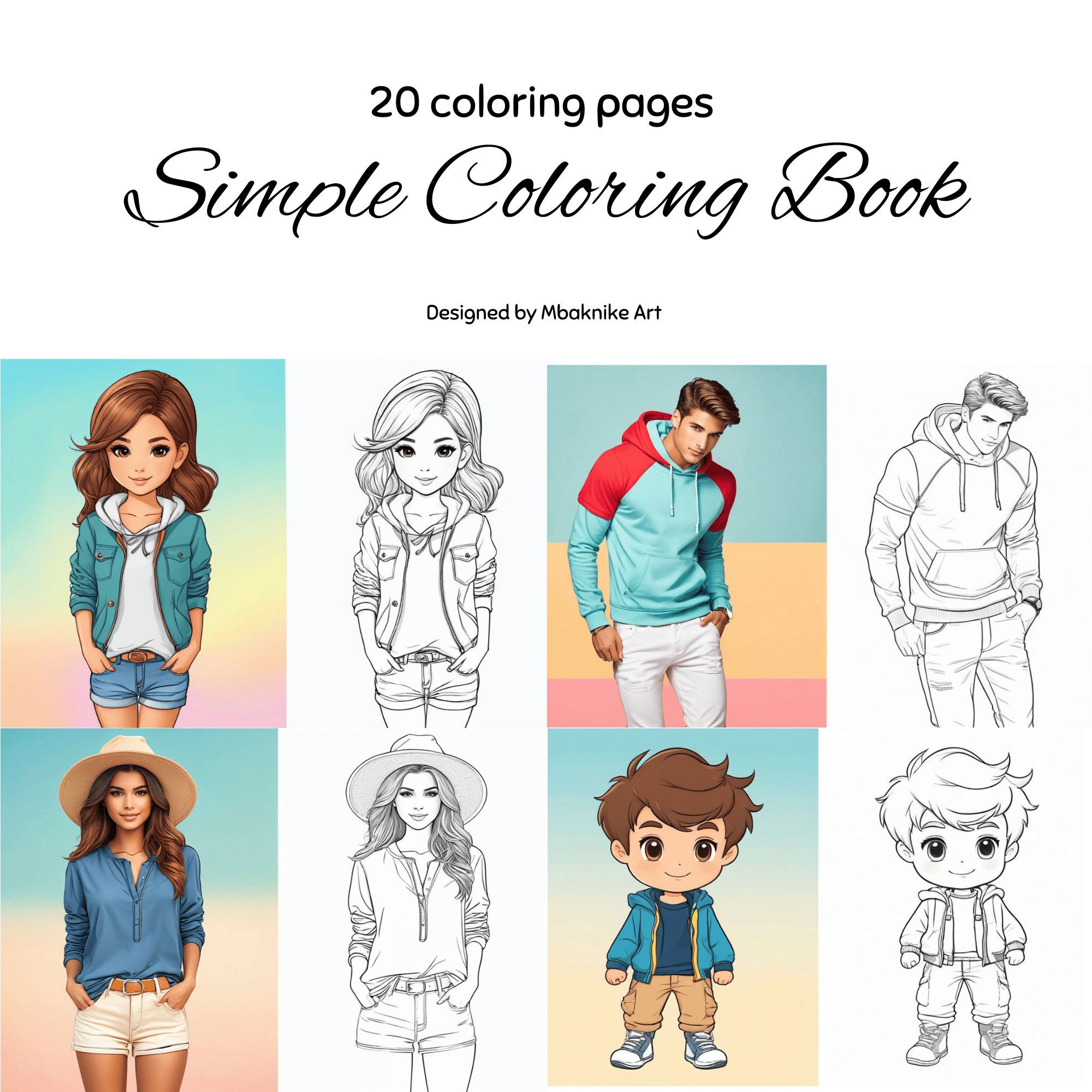 Coloring Book: Simple Coloring Book - Payhip