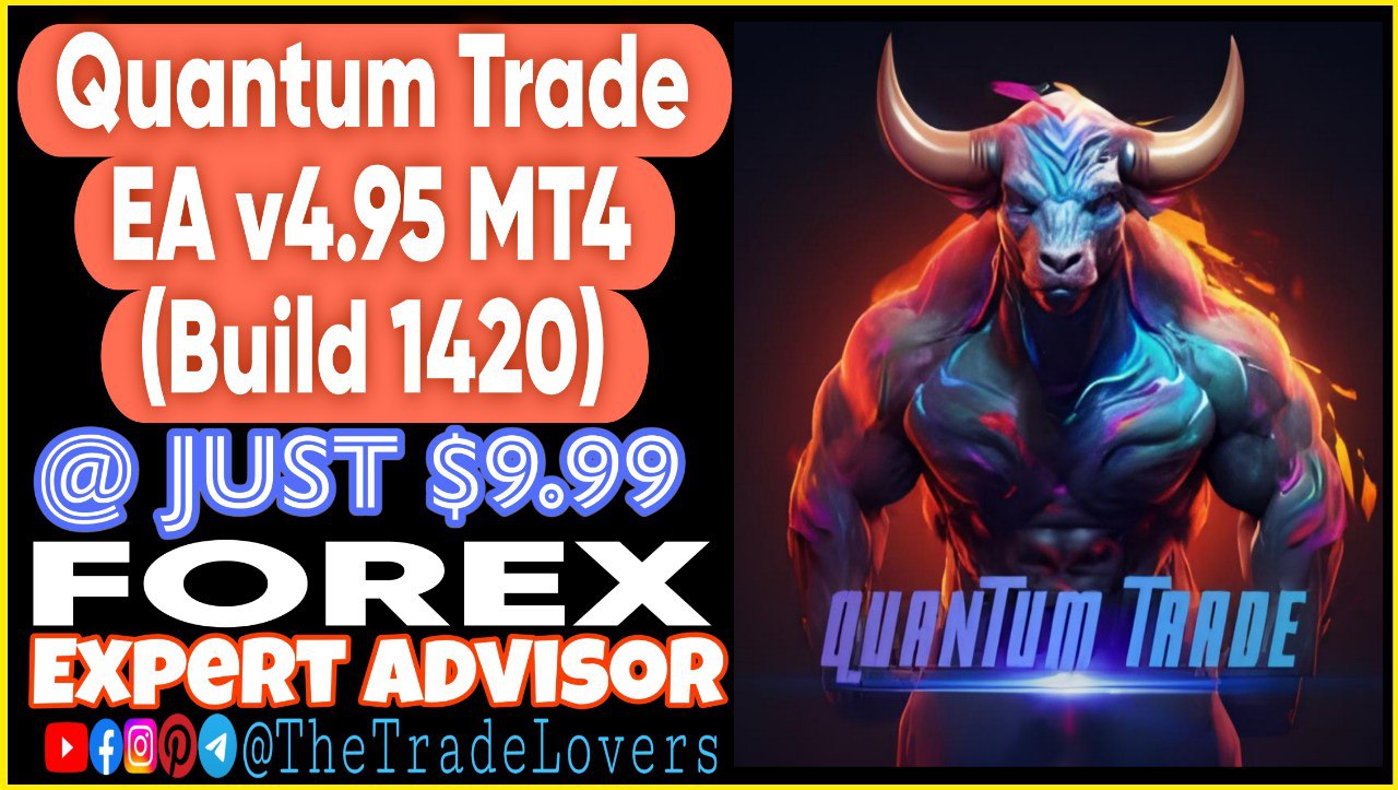 Quantum Trade EA MT4 V4.95 with SetFiles (Works on Build 1420) | Forex Robot | MT4 Expert Advisor
