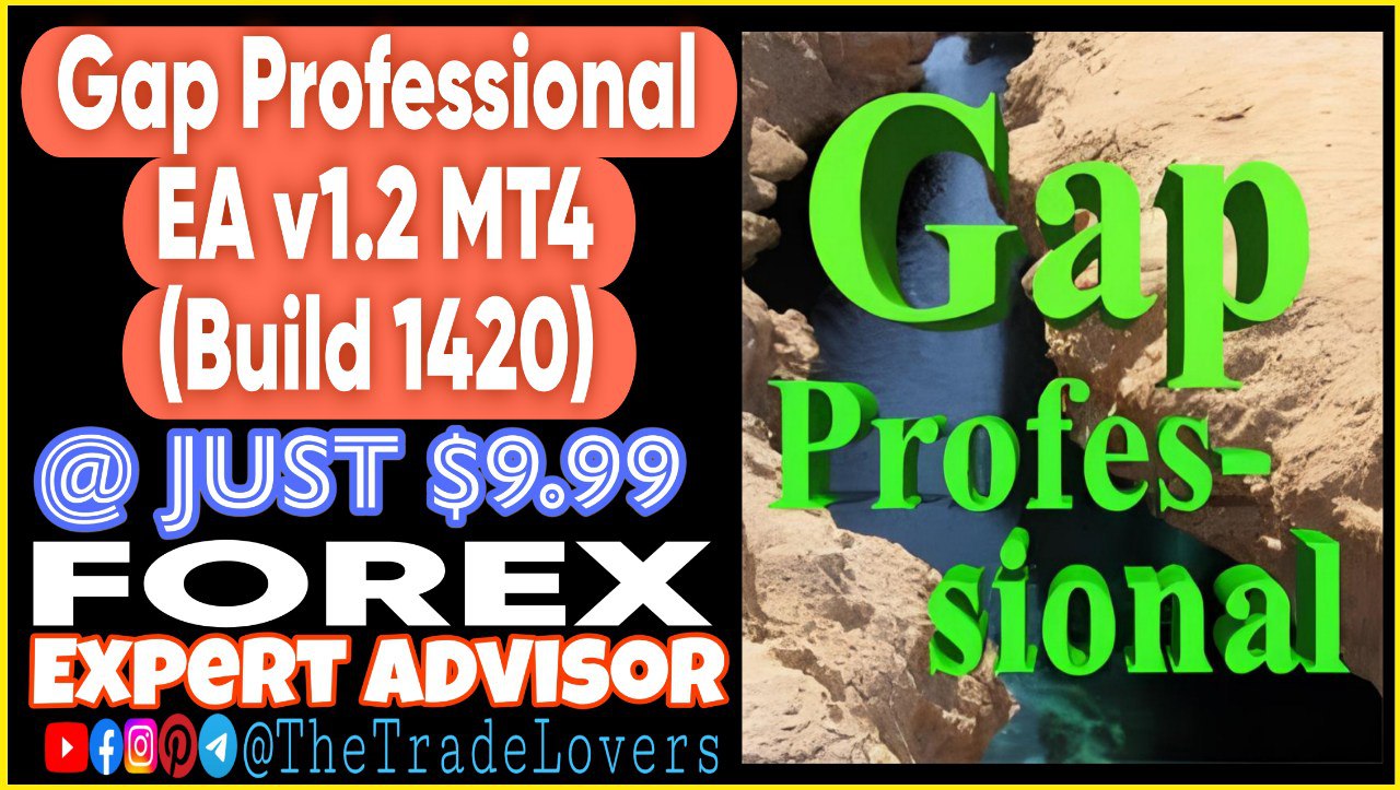 Gap Professional EA V1.2 MT4 With Sets (Works on Build 1420) | Forex Robot | MT4 Expert Advisor