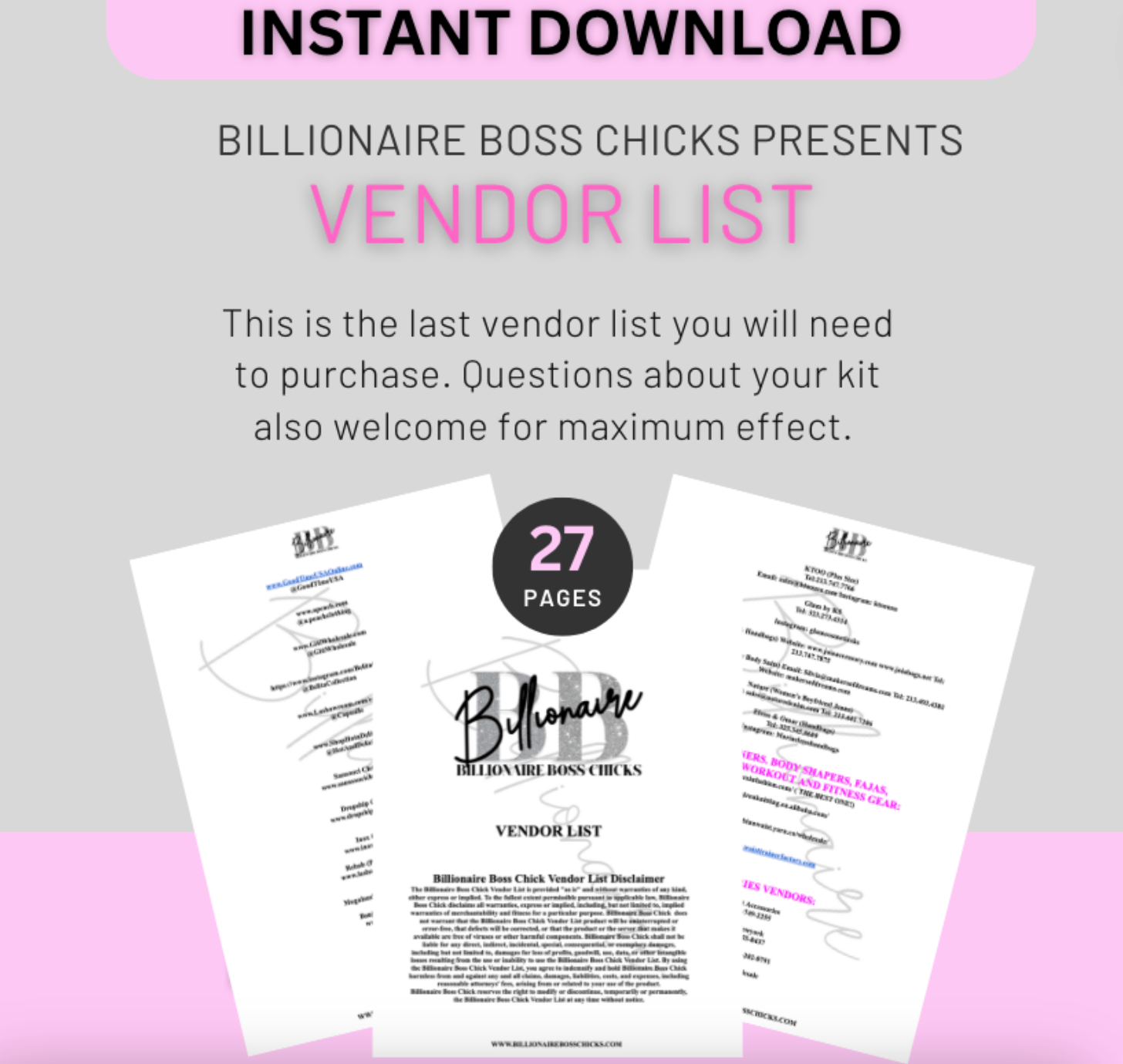 The Ultimate Vendor List - Payhip