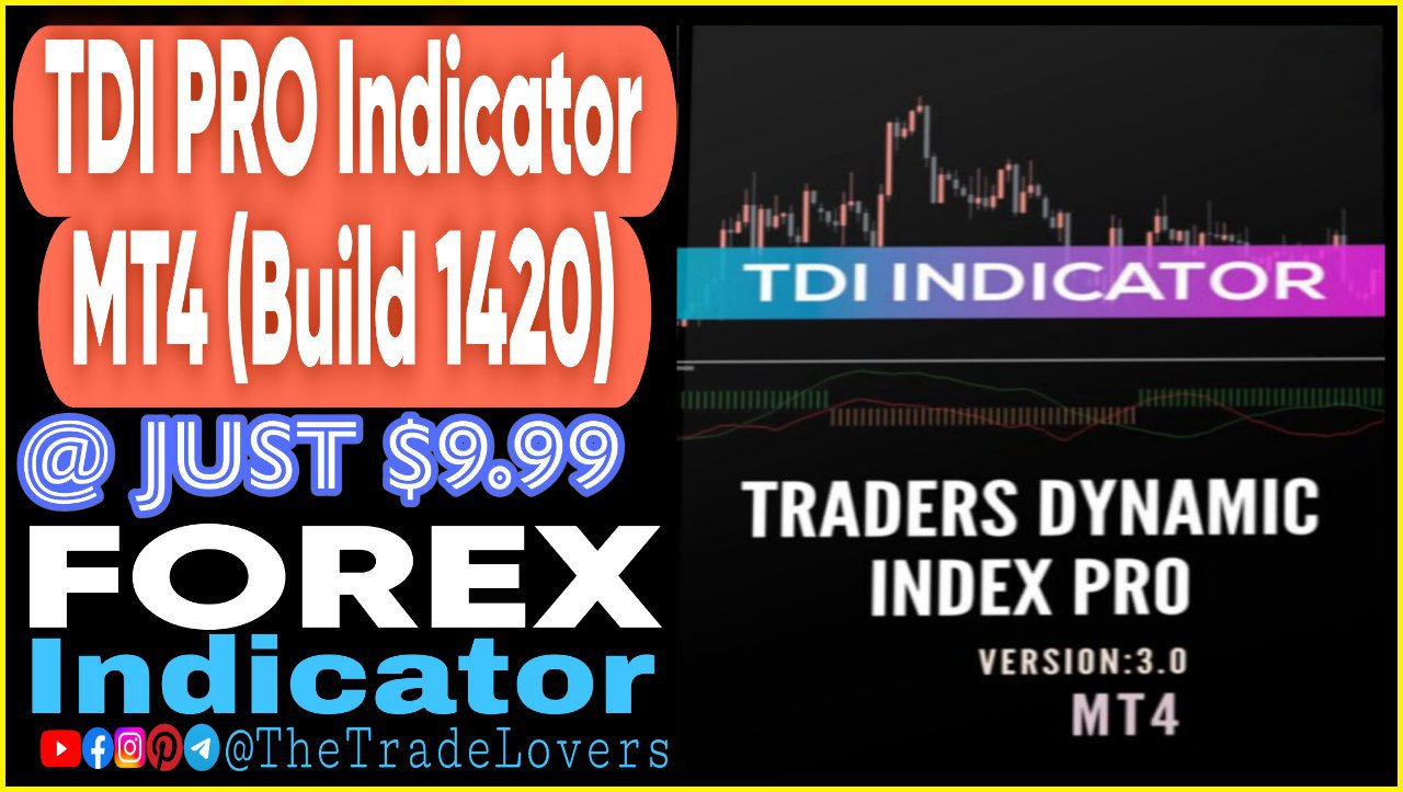 Traders Dynamic Index Pro Indicator MT4 (Works on Build 1420) | Forex MT4 Indicators
