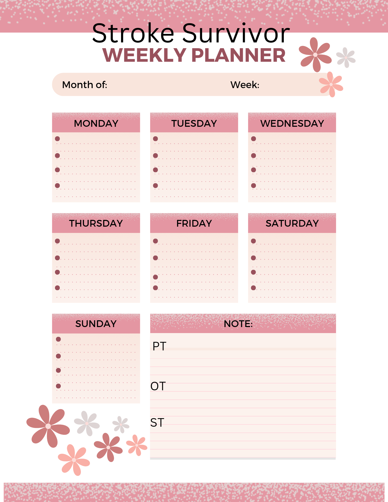 Stroke Survivor Planner - Payhip