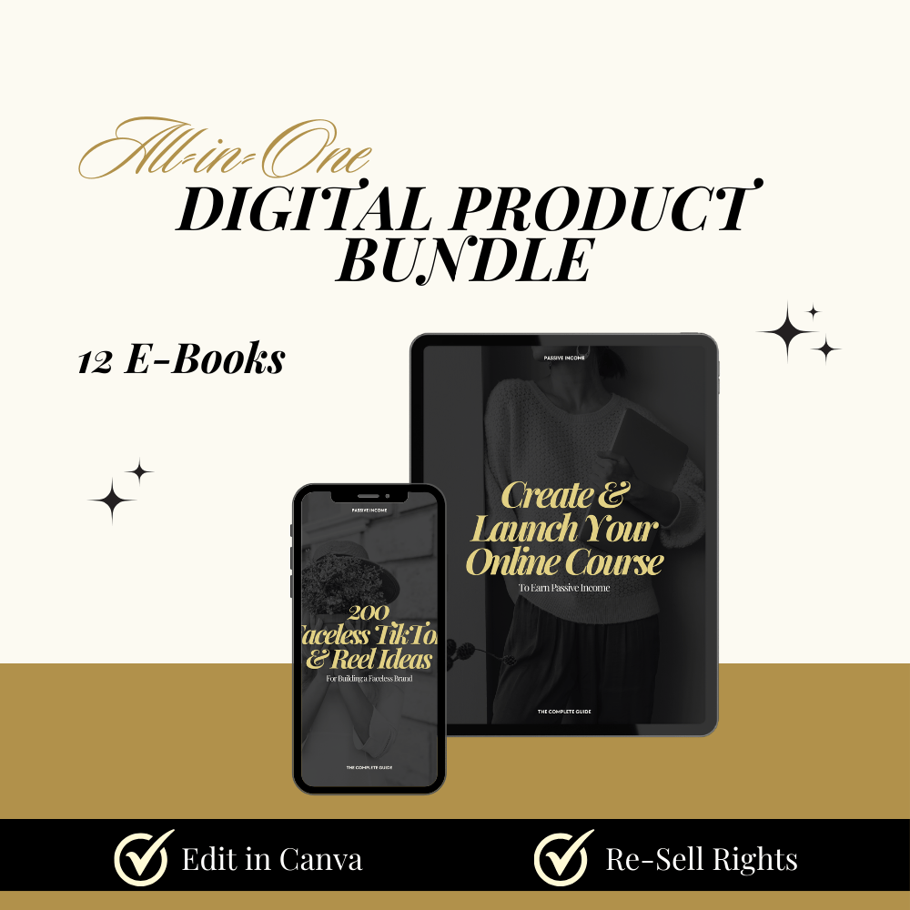 12 Ebooks with Master Resell Rights
