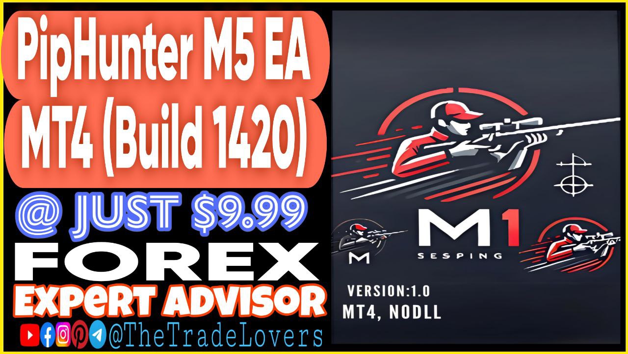 PipHunter M5 EA V1.0 MT4 (Works on Build 1420) | Forex Robot | MT4 Expert Advisor