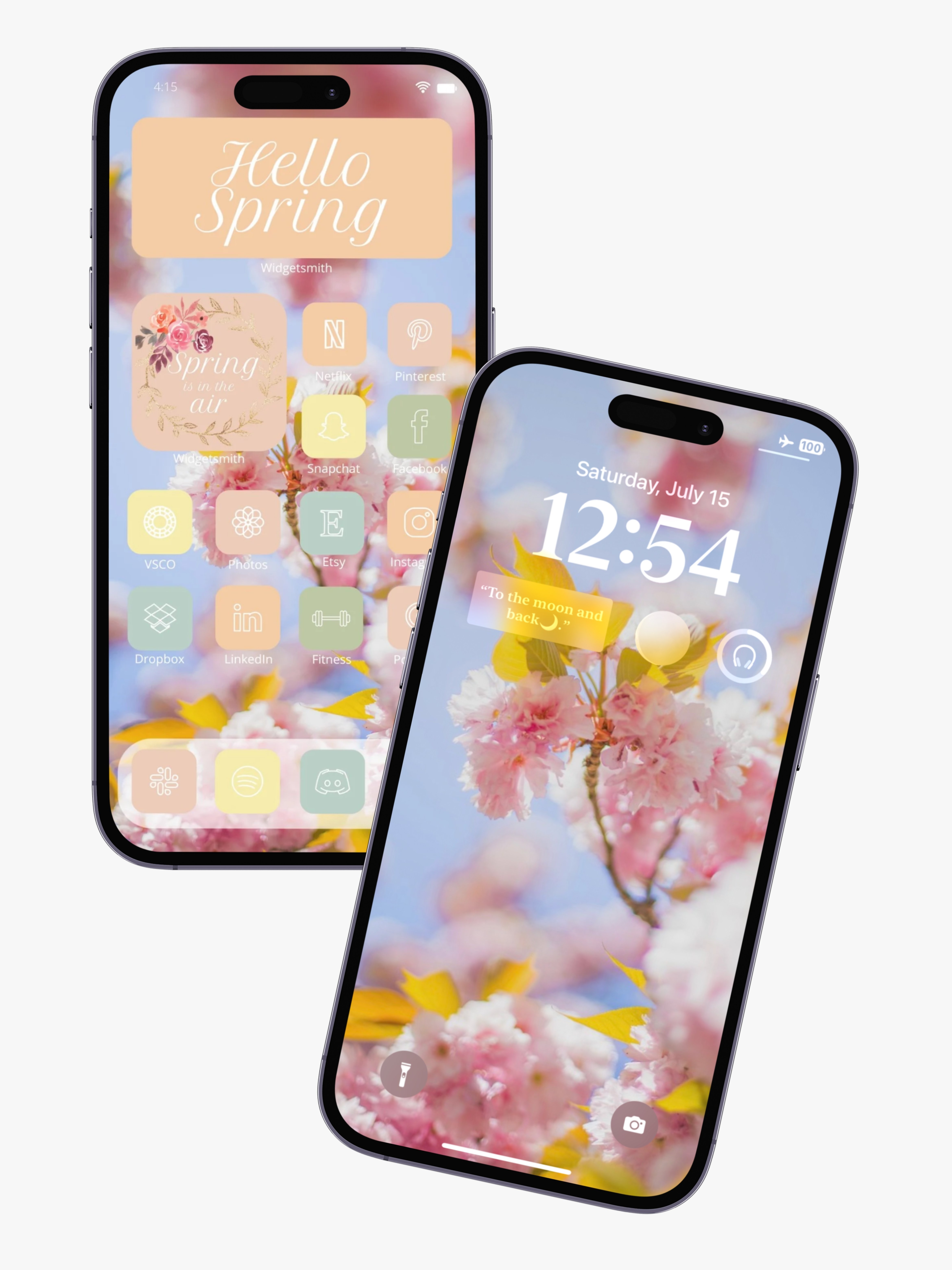 Pastel Spring Aesthetic App Icons Pack - Payhip