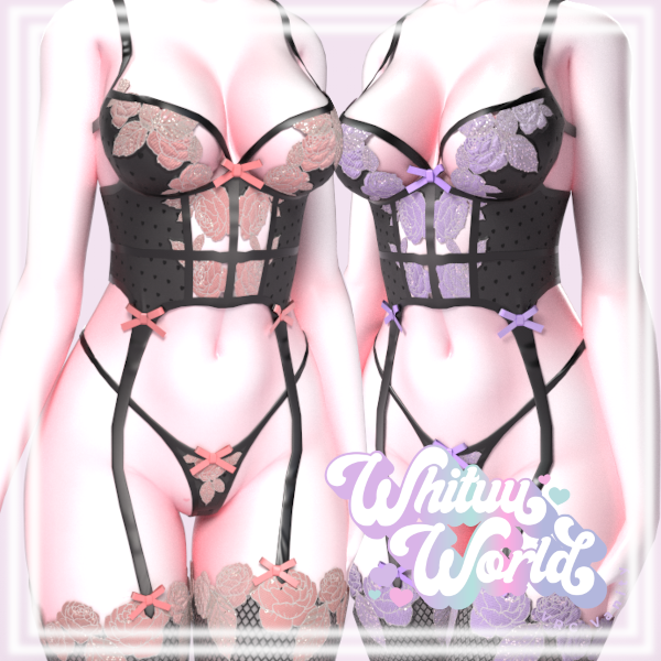 Rose Corset Outfit [Commercial License]