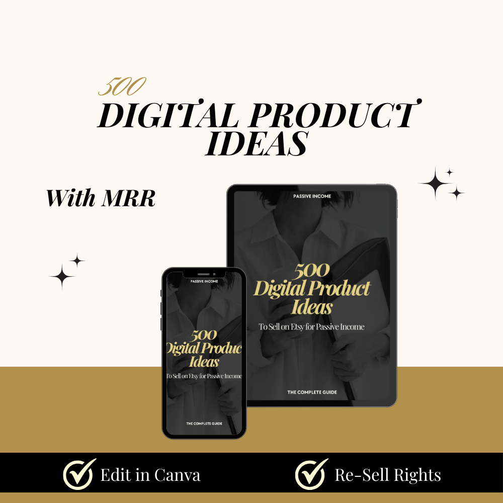 500 Profitable Digital Product Ideas