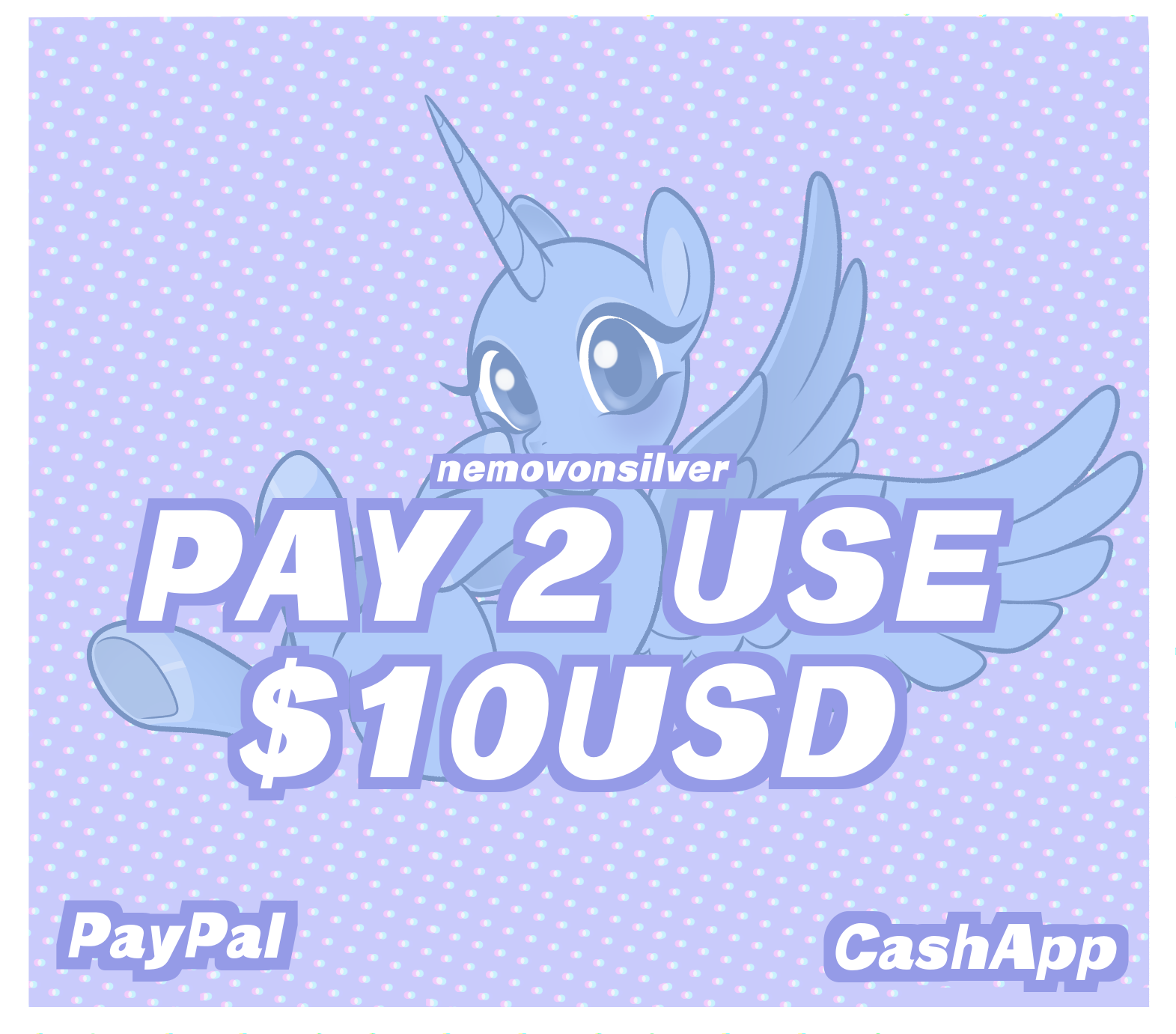 Pay 2 Use YCH MLP Base - Payhip