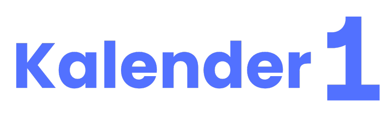 Kalender1.no logo, kalender, 2024, 2025