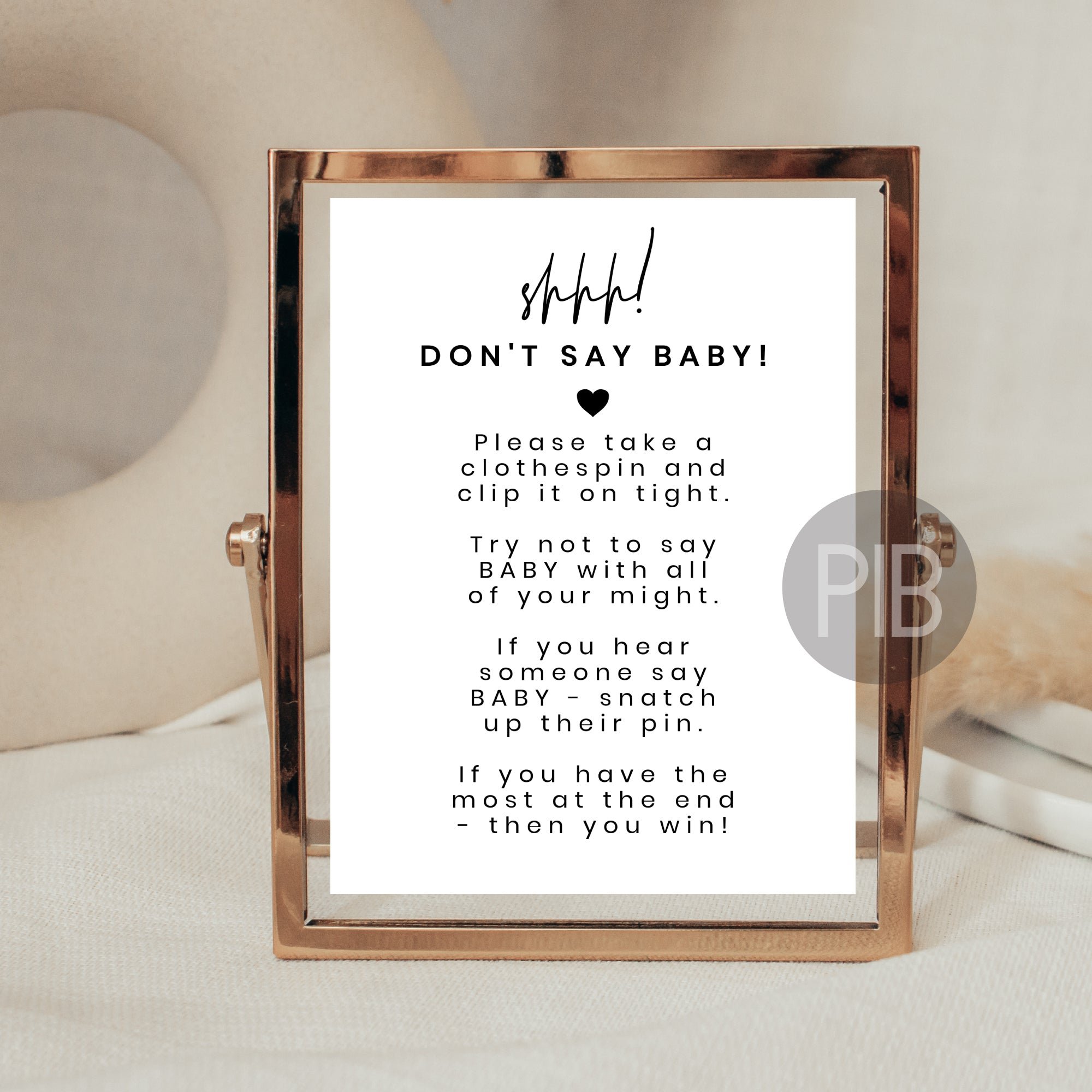 printable-don-t-say-baby-shower-game-sign-digital-download for Don T Say Baby Free Printable Pdf Printable Don't Say Baby Shower Game Sign - Digital Download for Don T Say Baby Free Printable Pdf