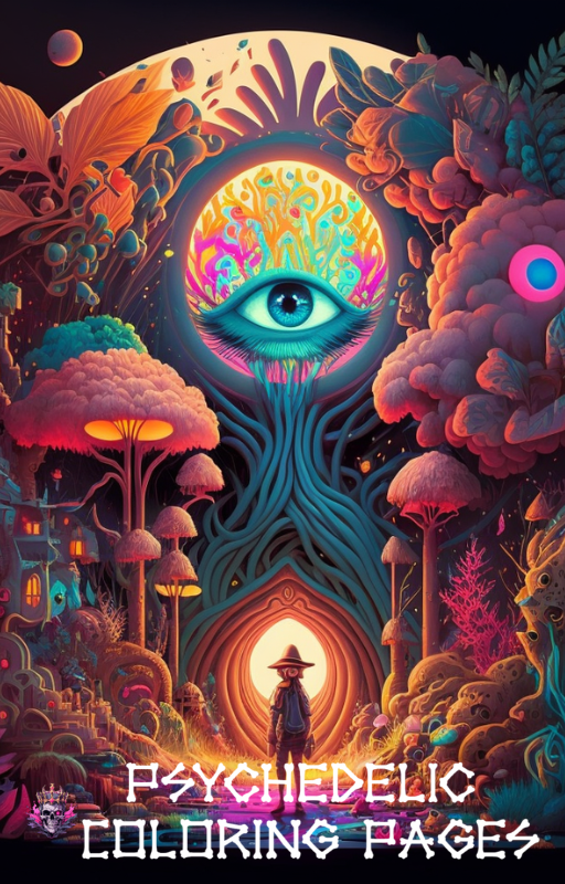 Psychedelic Coloring Pages for Adults