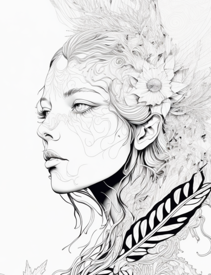 Psychedelic Coloring Pages for Adults