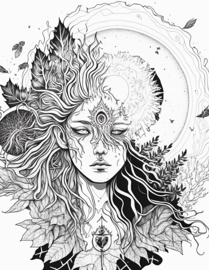 Psychedelic Coloring Pages for Adults