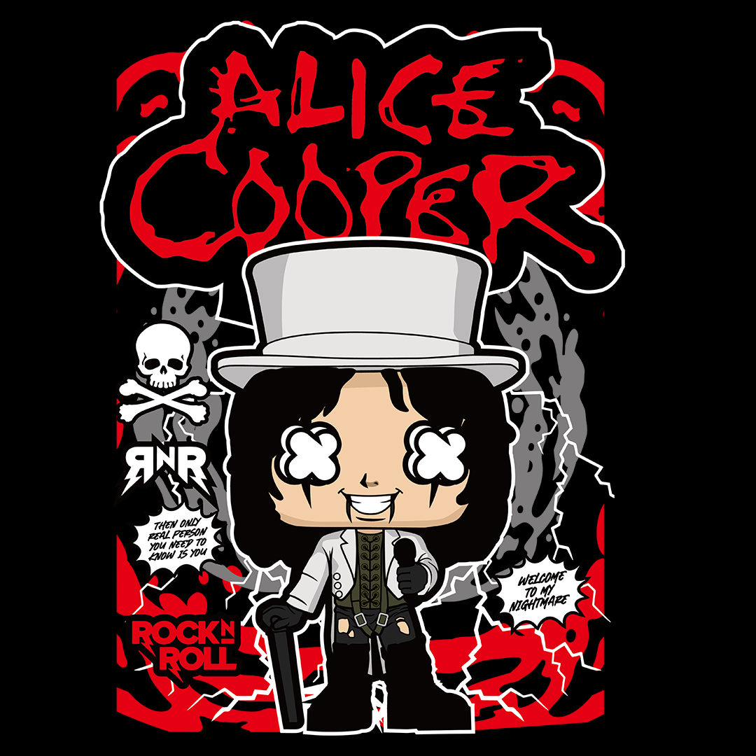 Alice Cooper Vector DESIGN VECTOR CHIBI ALICE COOPER - Payhip