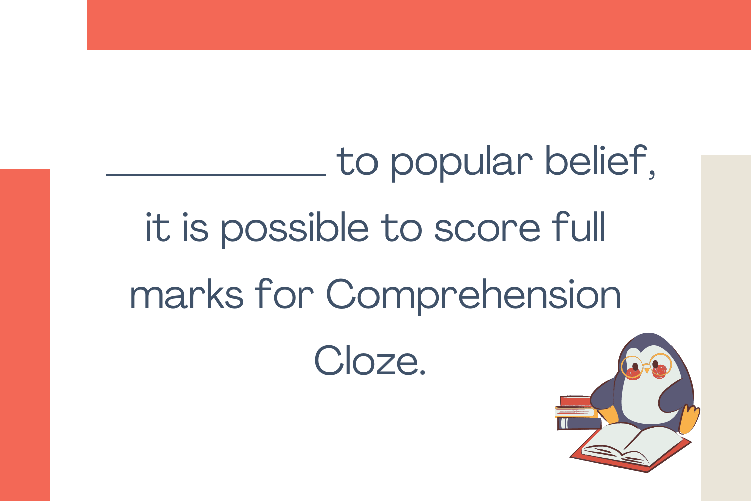 PSLE Compre Cloze: 5 Commonly Used Fixed Phrases