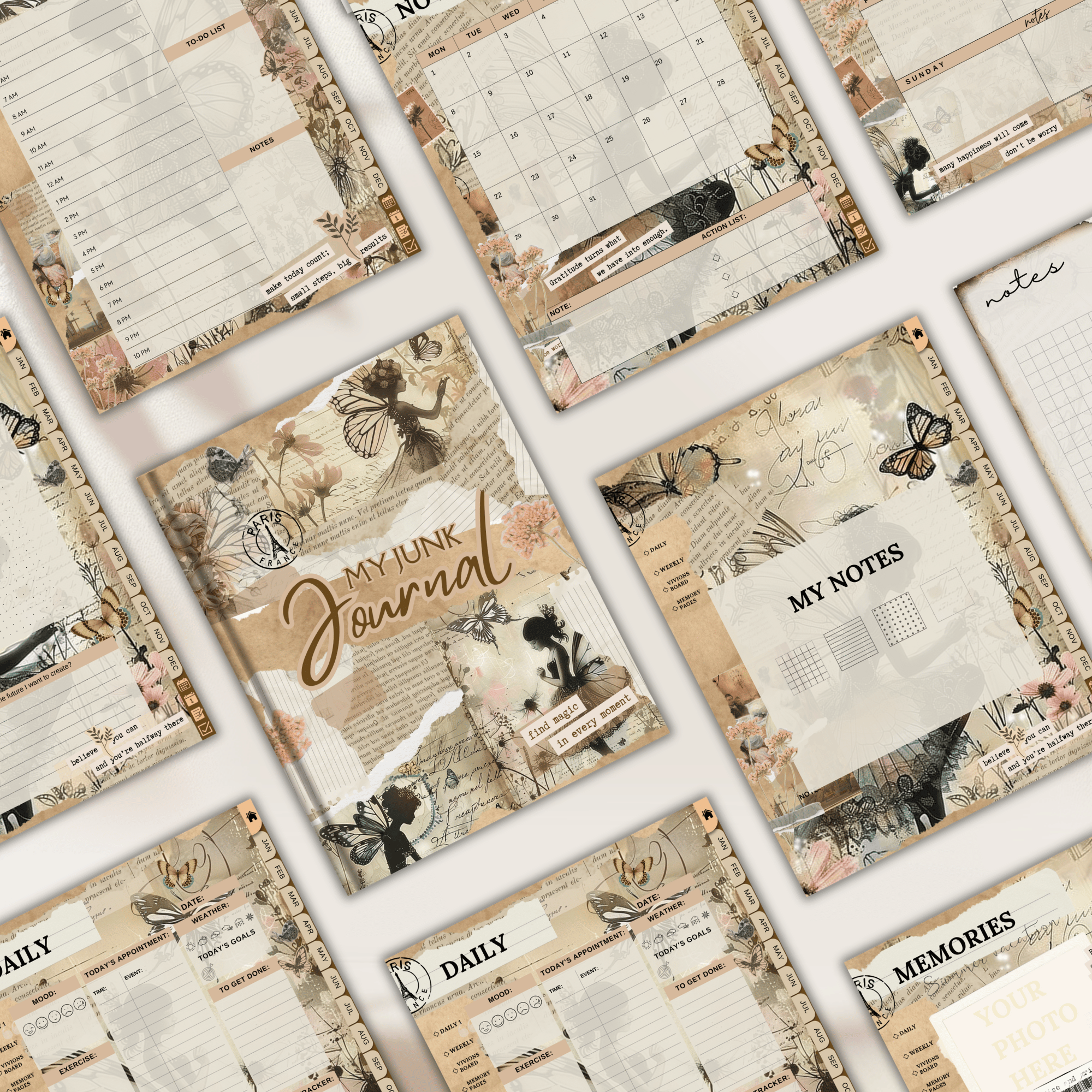 Boost Your Creativity with Our PLR Junk Journal Canva Template - Payhip