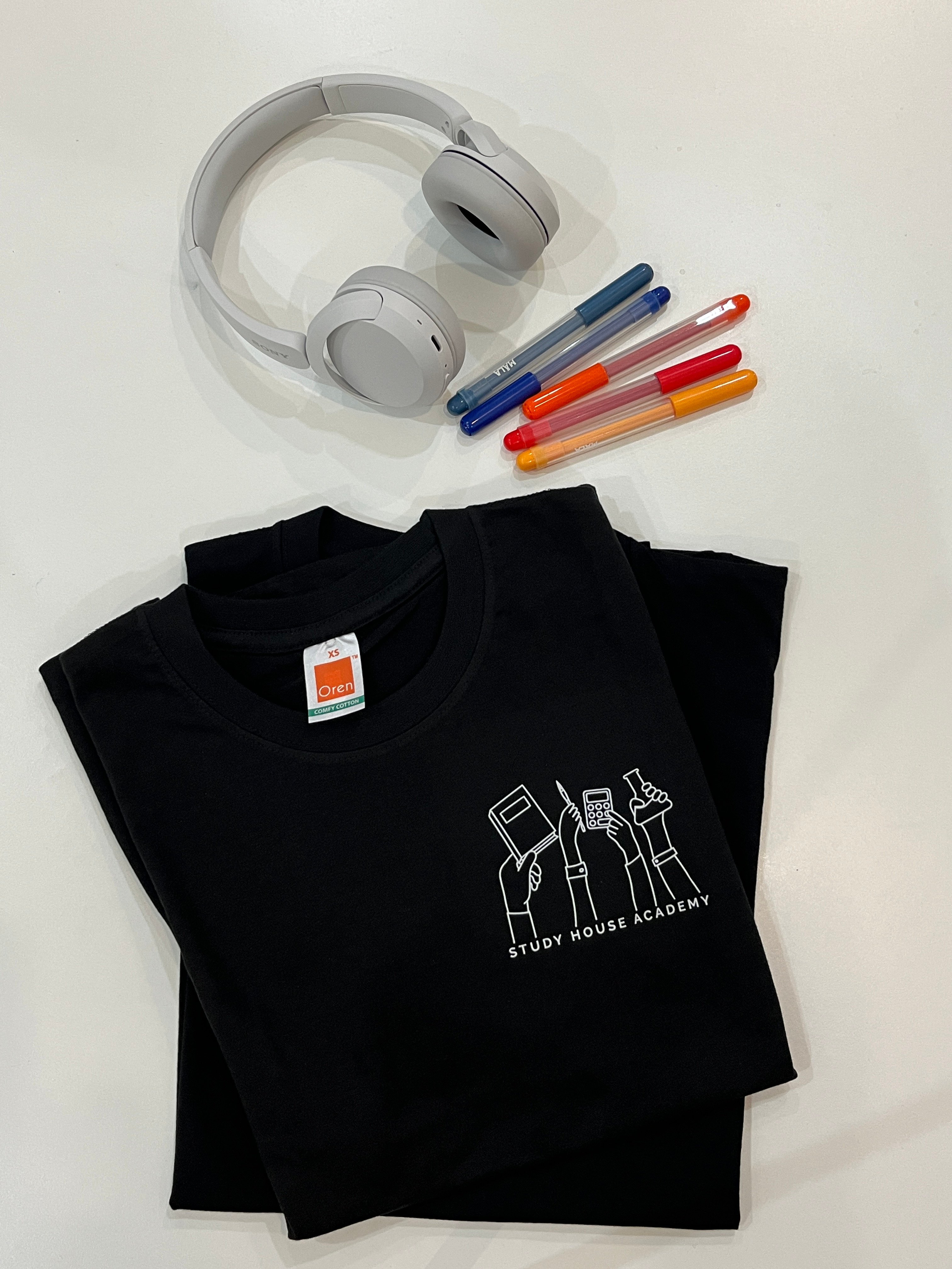 Study House Academy Tee [Black] - Payhip