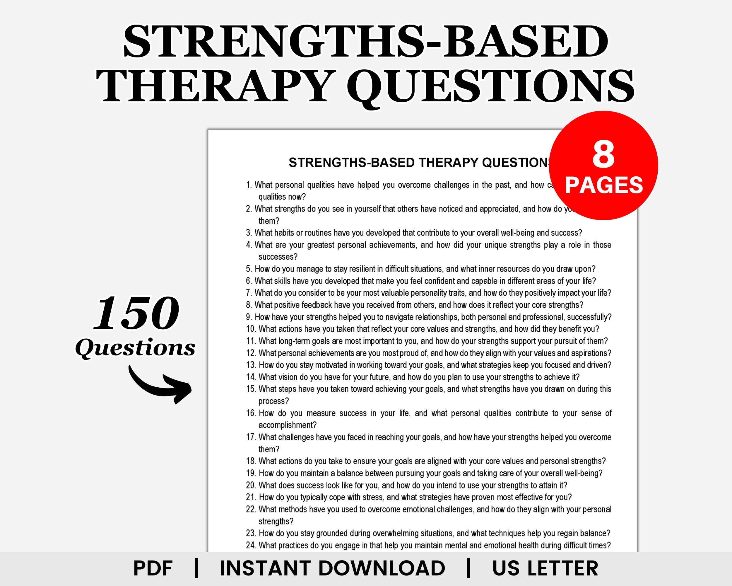 Strengths Based Therapy Questions, Strength Based Approach, Inner ...
