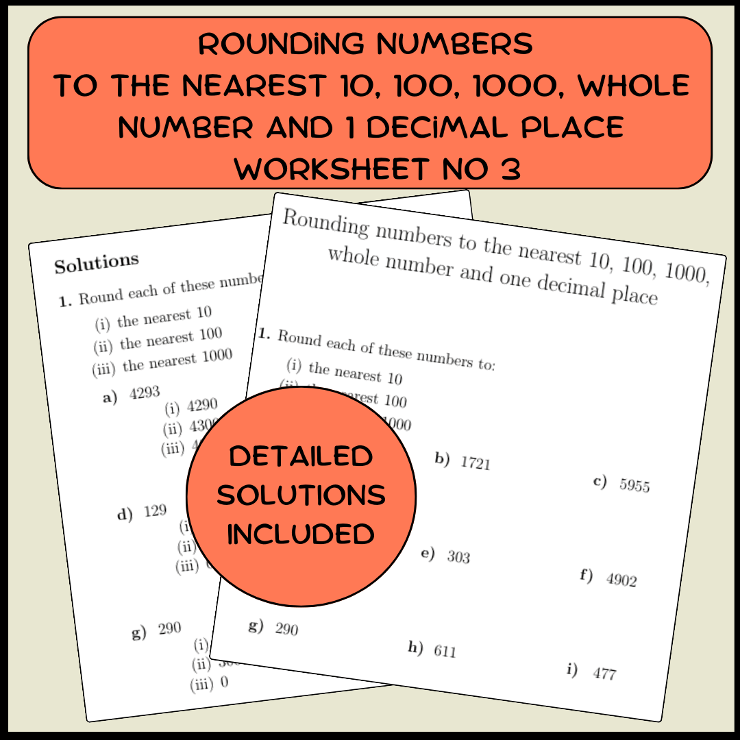 Adding more than two integers worksheet (with solutions)