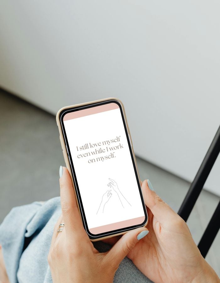 Digital affirmation cards for any device