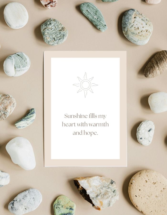 Shift your mindset to a positive mind with affirmation cards