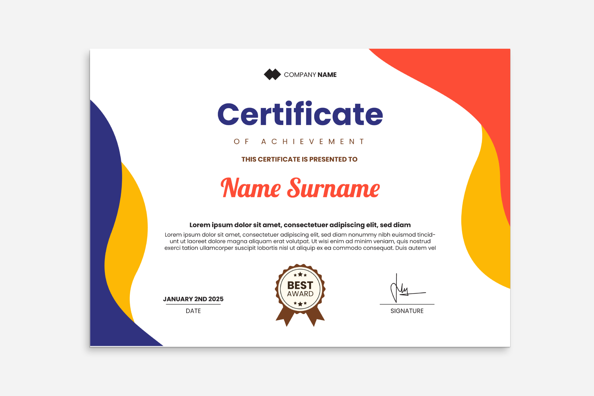 Certificate Template Vol.02 - Payhip