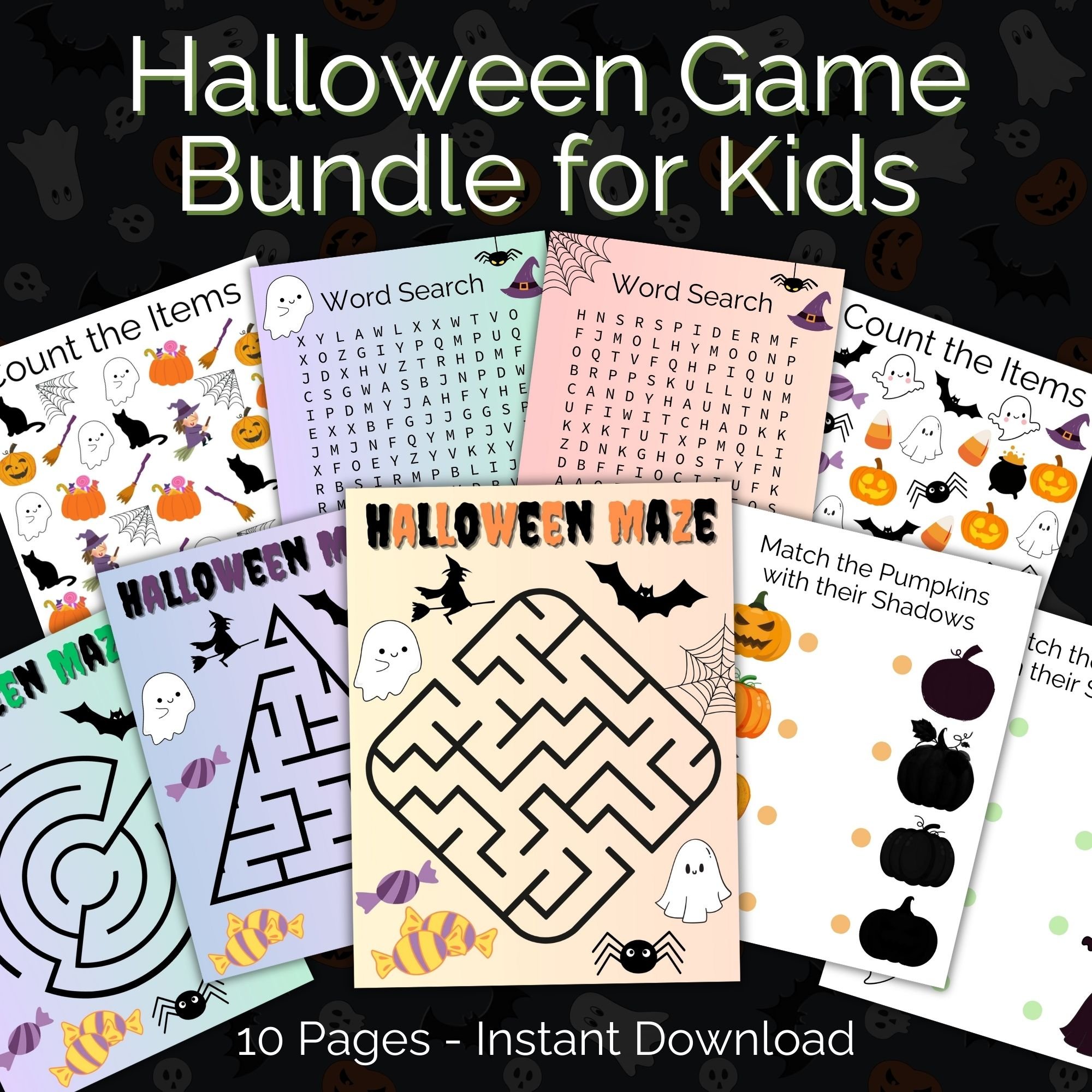 Halloween Game Pack for Kids - Payhip