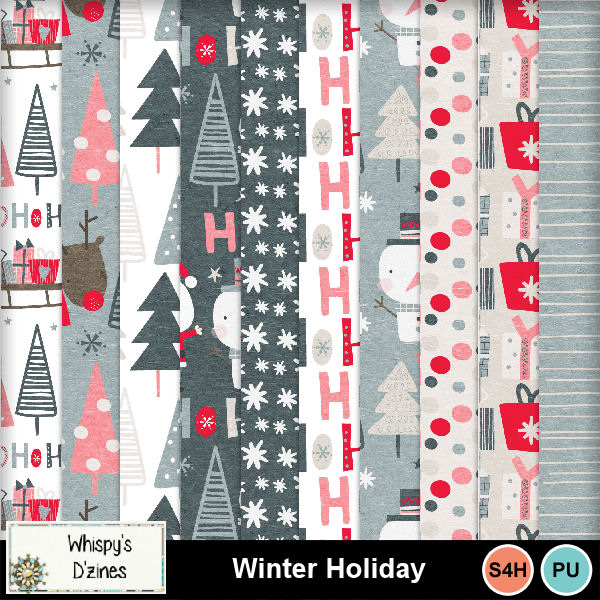 Winter Holiday Paper Pack - Payhip