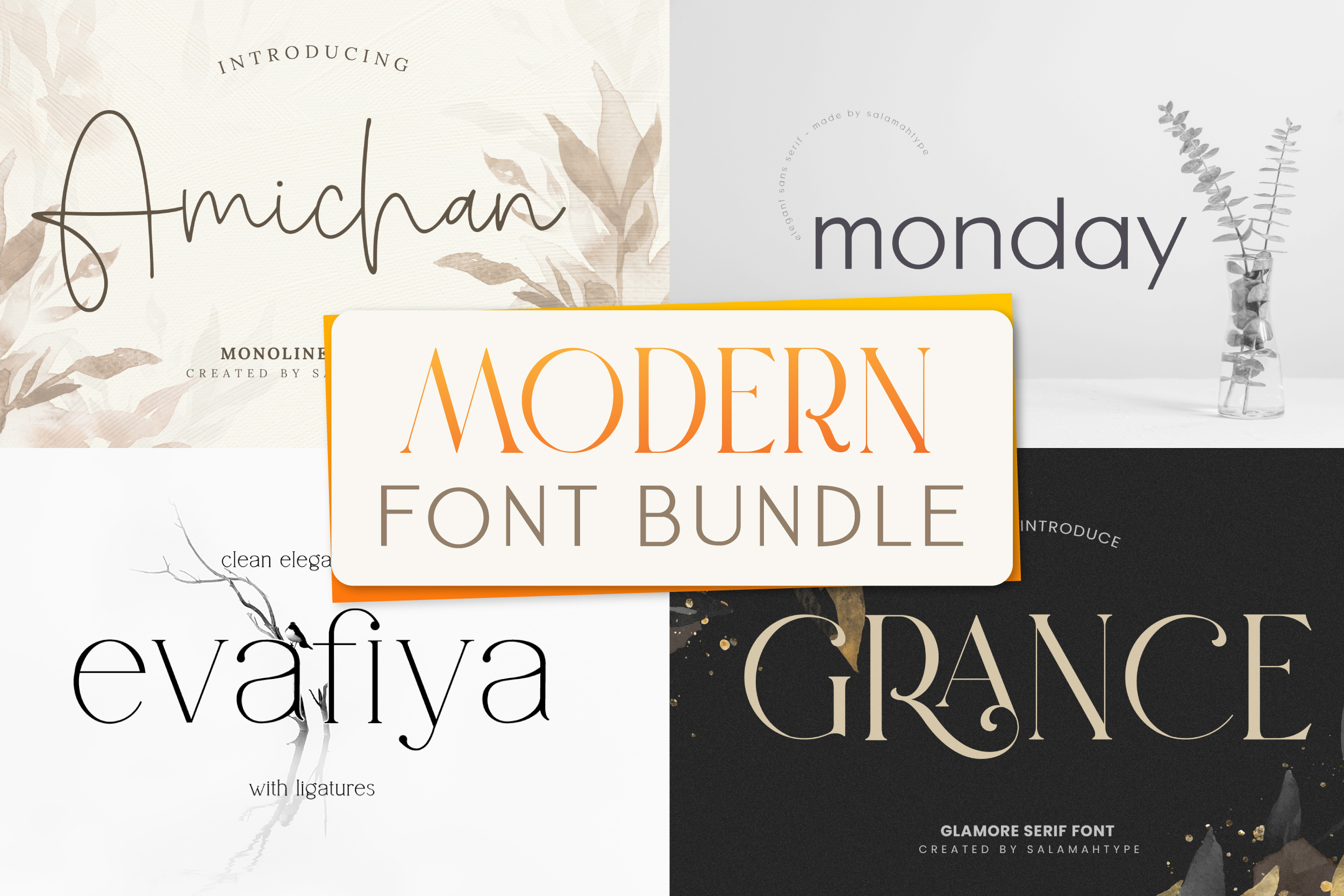 Modern Font Bundle - Elegant Fonts - Payhip