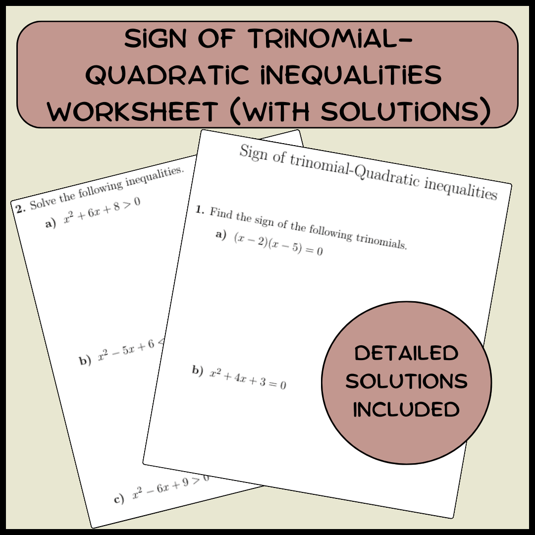 Algebraic notation worksheet (with solutions)