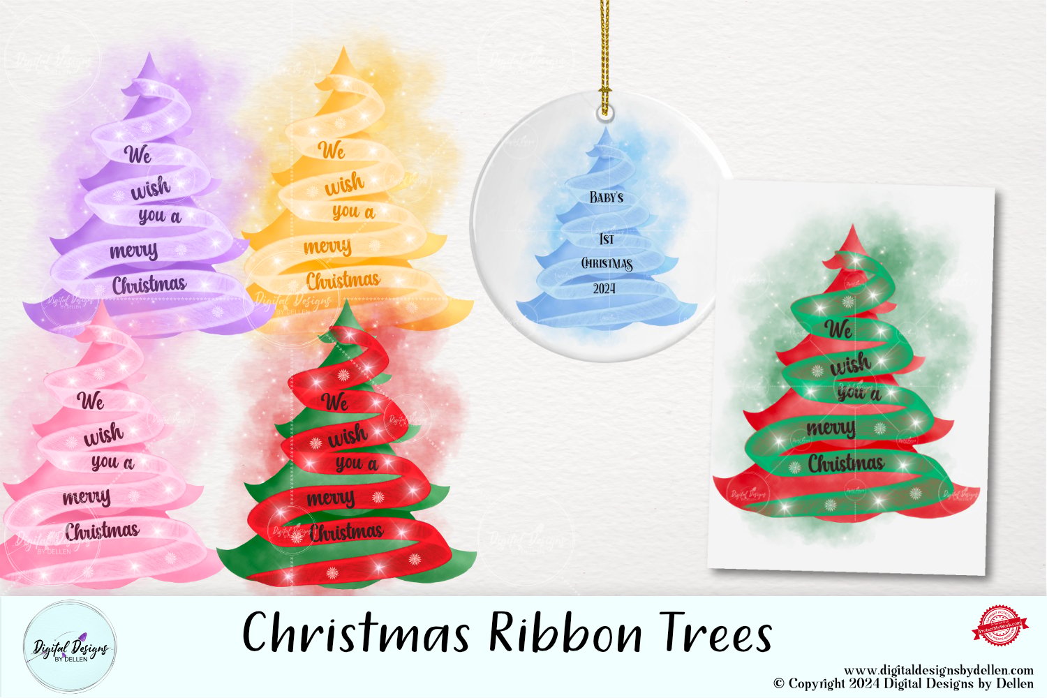 Christmas Ribbon Tree