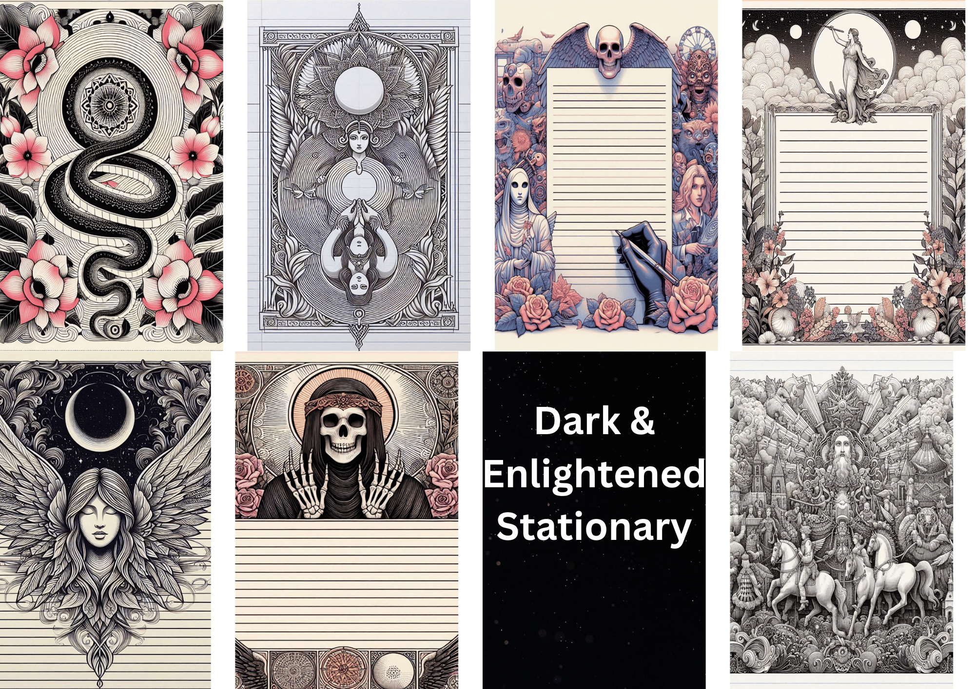 Dark and Enlighten Stationary Bundle - Payhip