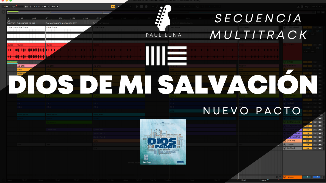 Dios de mi Salvación | Nuevo Pacto | Secuencia Multitrack