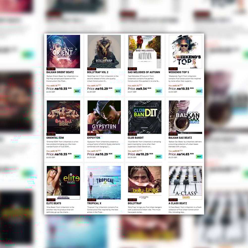 Urbanistic Sample Packs