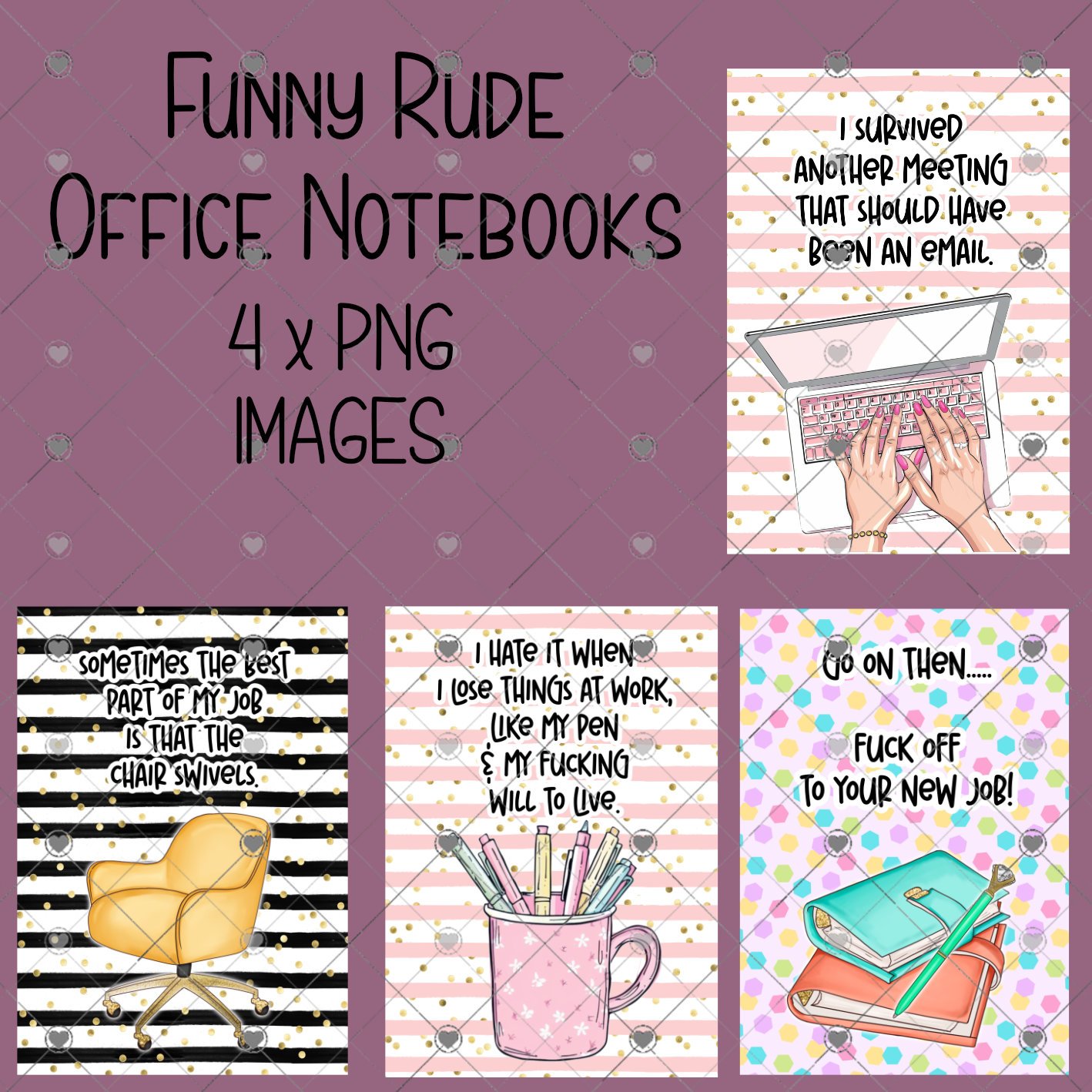 Funny Rude Office Notebooks A5 - Payhip