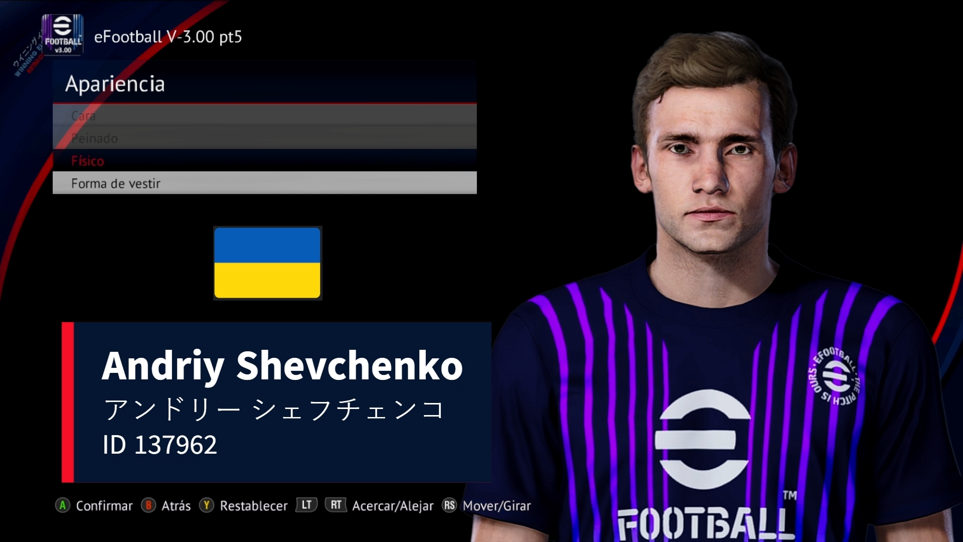 Andriy Shevchenko • eFootball v3.00 - Payhip