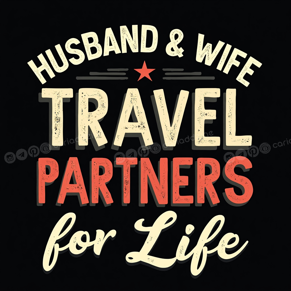 Husband and Wife, travel partners, adventure art, travel illustrations, couples art, wanderlust, collage design, Cariad Dzine design, vintage maps, travel decor