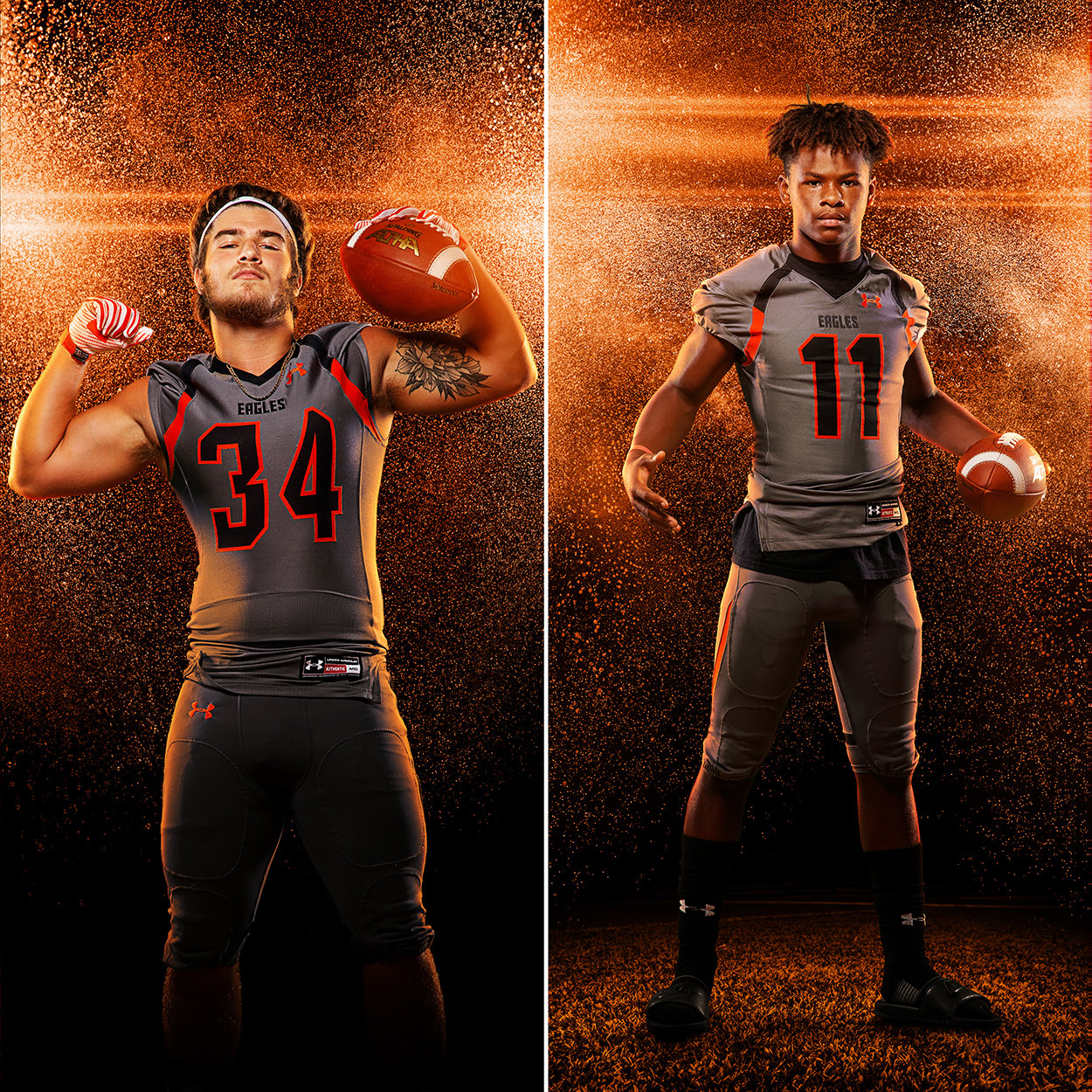 Water Spritz Spray Photoshop Template, Layered Digital Background, Sports Graphics, Team Photos, School Pics, Media Day, Photo Day, Gelled Lights and Mist, Multisport, Seniors, Athletes